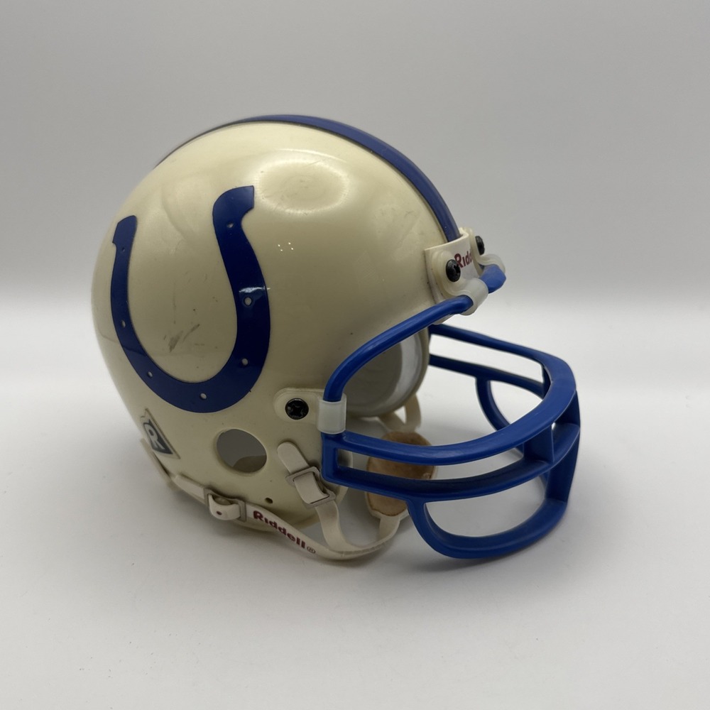 INDIANAPOLIS COLTS 1995 Vintage NFL Riddell Mini Football Helmet 3 5/8